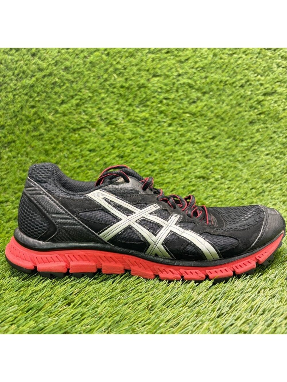 Asics Gel-Scram Womens Size 8.5 Black Athletic Running Walking Shoes Sneakers
